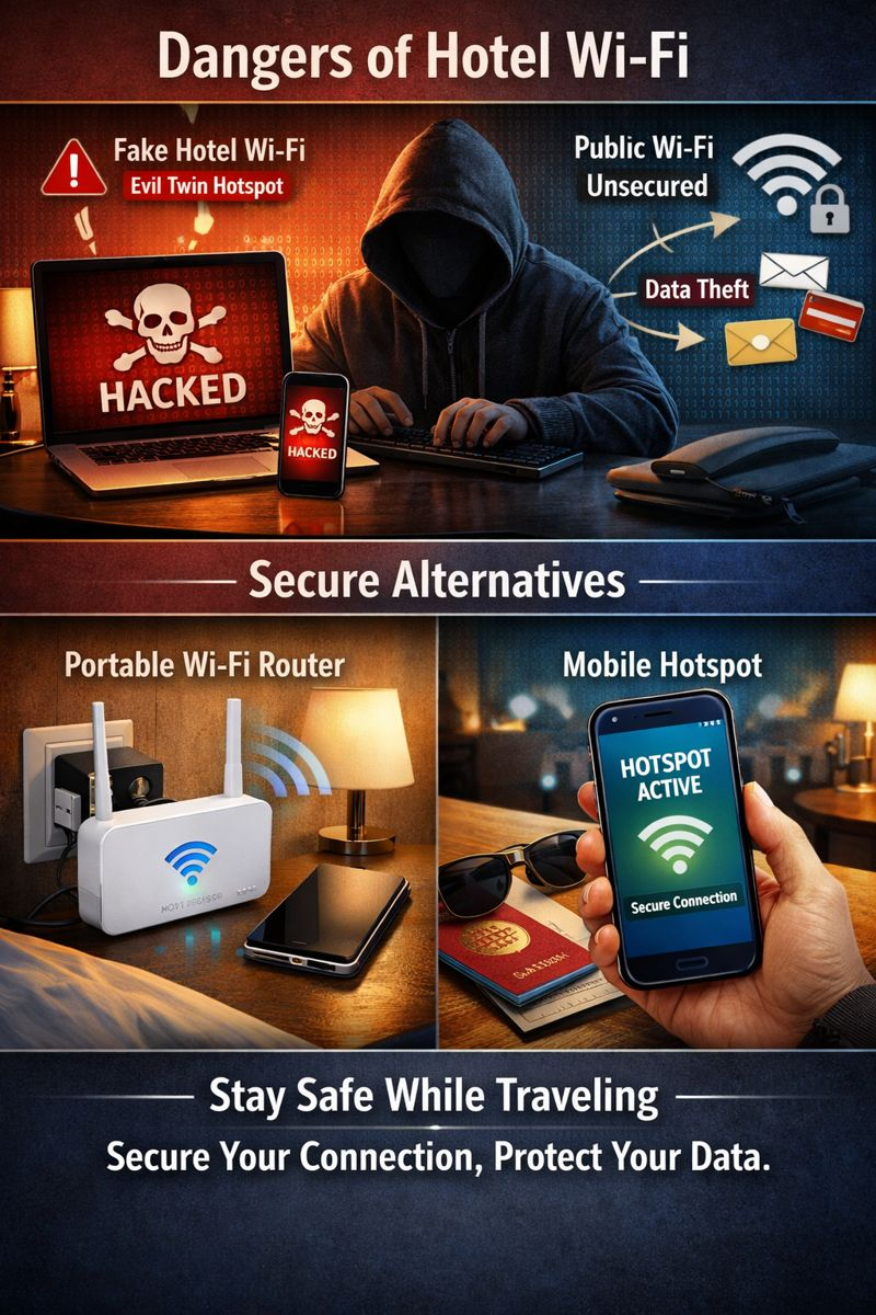 Stay Secure While Traveling: Avoiding Hotel Wi-Fi Risks